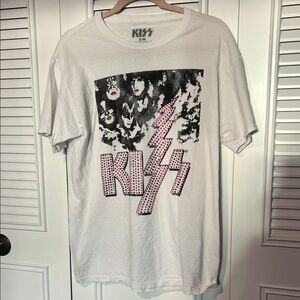 KISS Graphic White T-Shirt